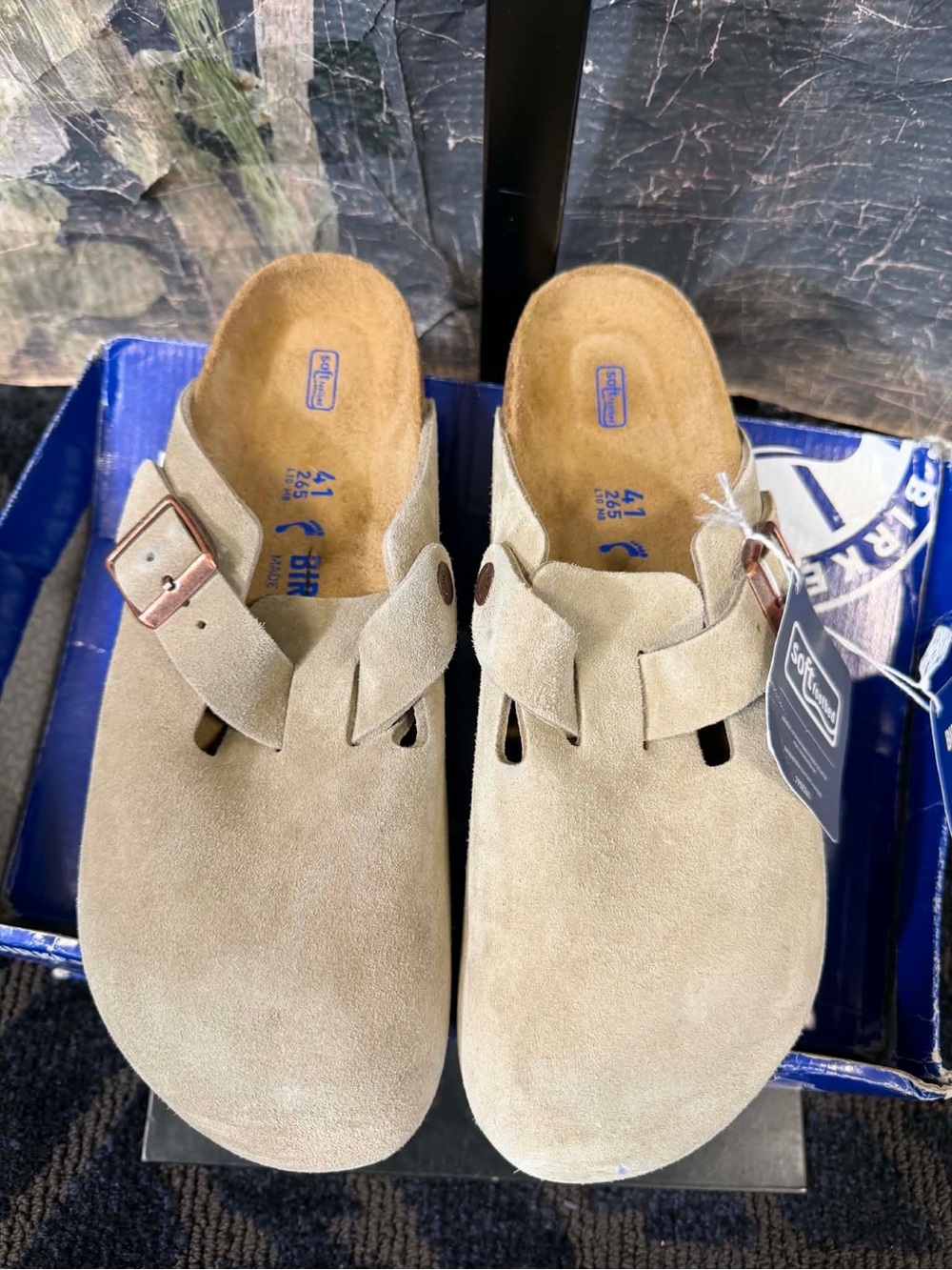 Birkenstock Boston Suede Sandal Size 41 - Picture 3 of 7